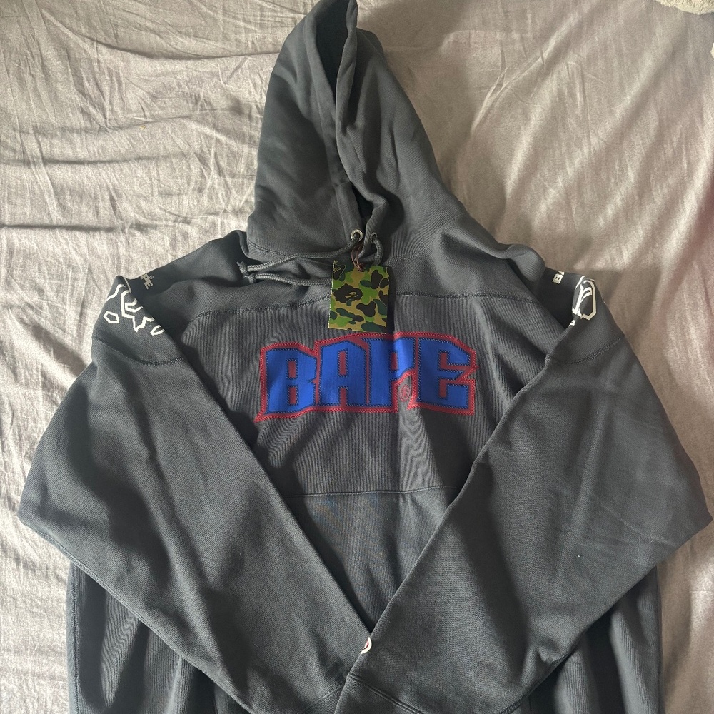 Gray Bape Hoodie XL